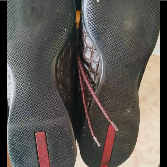 Rare mens Prada Crocodile Sneaker/shoe sz 39.5 - Picture 6 of 6